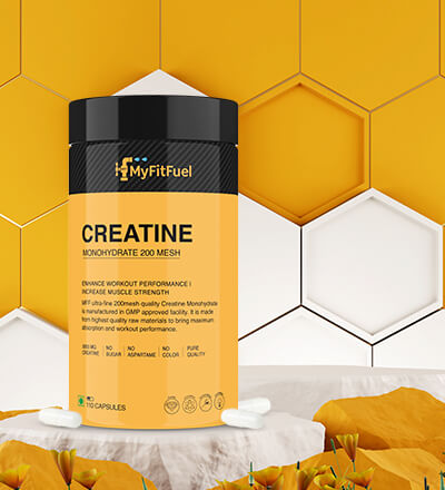Buy Best Creatine Monohydrate Capsules Supplement In India – MyFitFuel