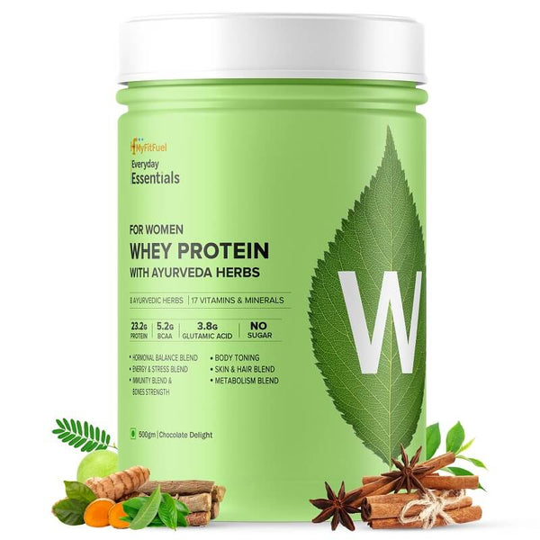 For Women, Clean Whey Protein with Ayurveda Herbs & Multivitamins