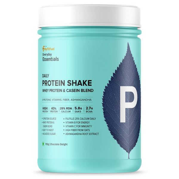 Daily Protein Shake (5 Proteins- Whey & Casein), Calcium, Ashwagandha & More
