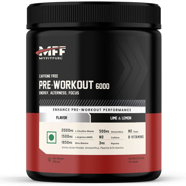 Pre Workout 6000 (Caffeine Free)