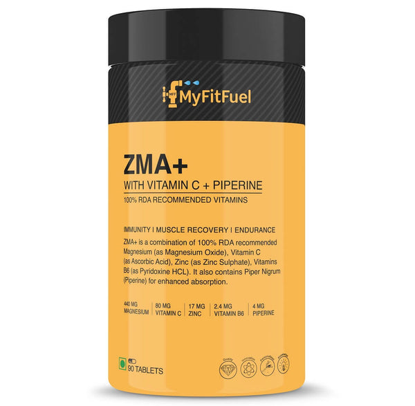 ZMA+ (For Muscle Strength & Night Time Recovery), 100% RDA Dosage
