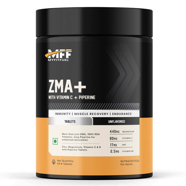ZMA+ (For Muscle Strength & Night Time Recovery), 100% RDA Dosage