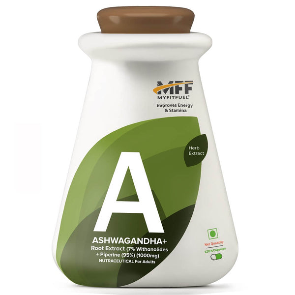 Ashwagandha Root Extract (7% Withanolides) + Piperine 95%, (1000mg)